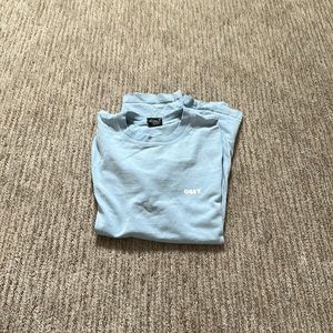 Light blue, Obey shirt, size L